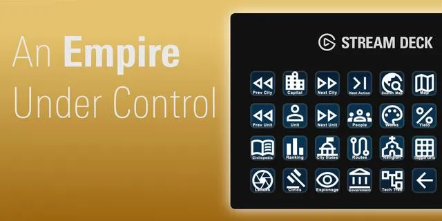 Civilization VI Nexus Stream Deck profile