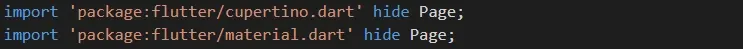 Import with Hidden Class