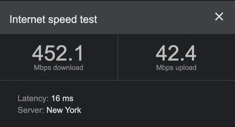 Network Speed Test